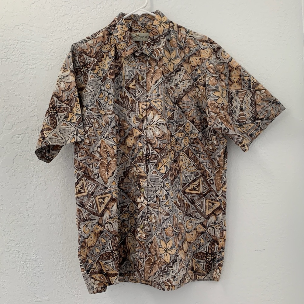 Two Paddles Men's XL Aloha Hawaiian Shirt